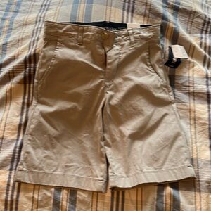 New Boys crown and ivy Khaki dress shorts size 12 regular